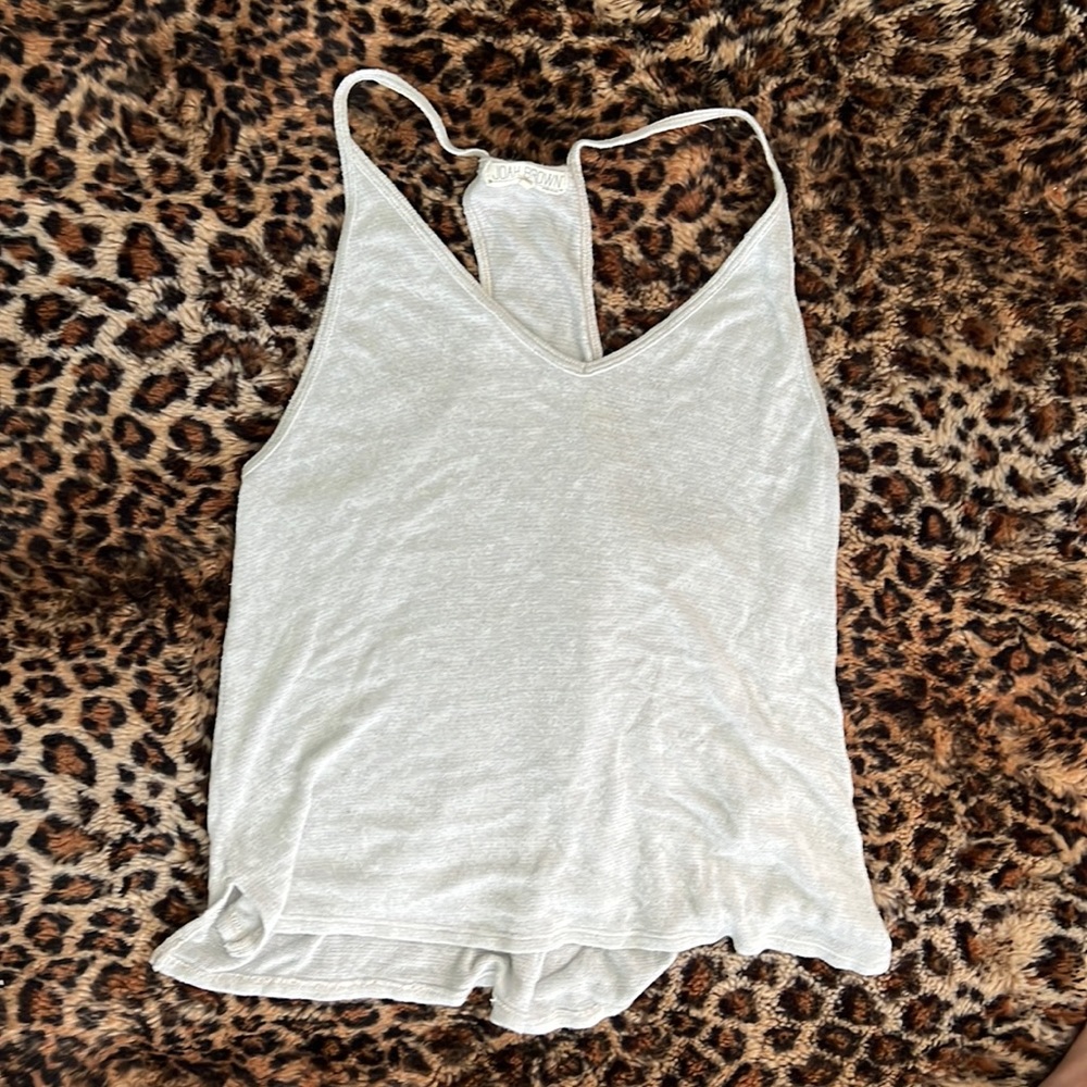 Joah Brown grey tank top